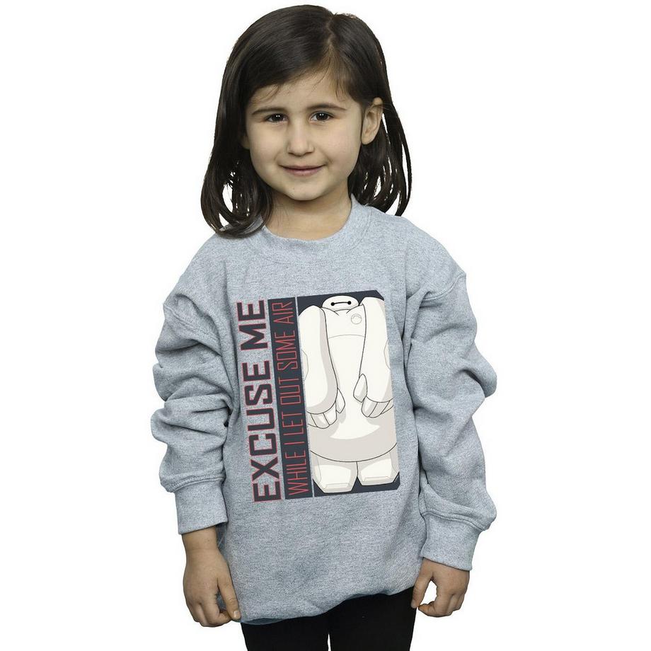 Disney  Big Hero 6 Excuse Me Some Air Sweatshirt 