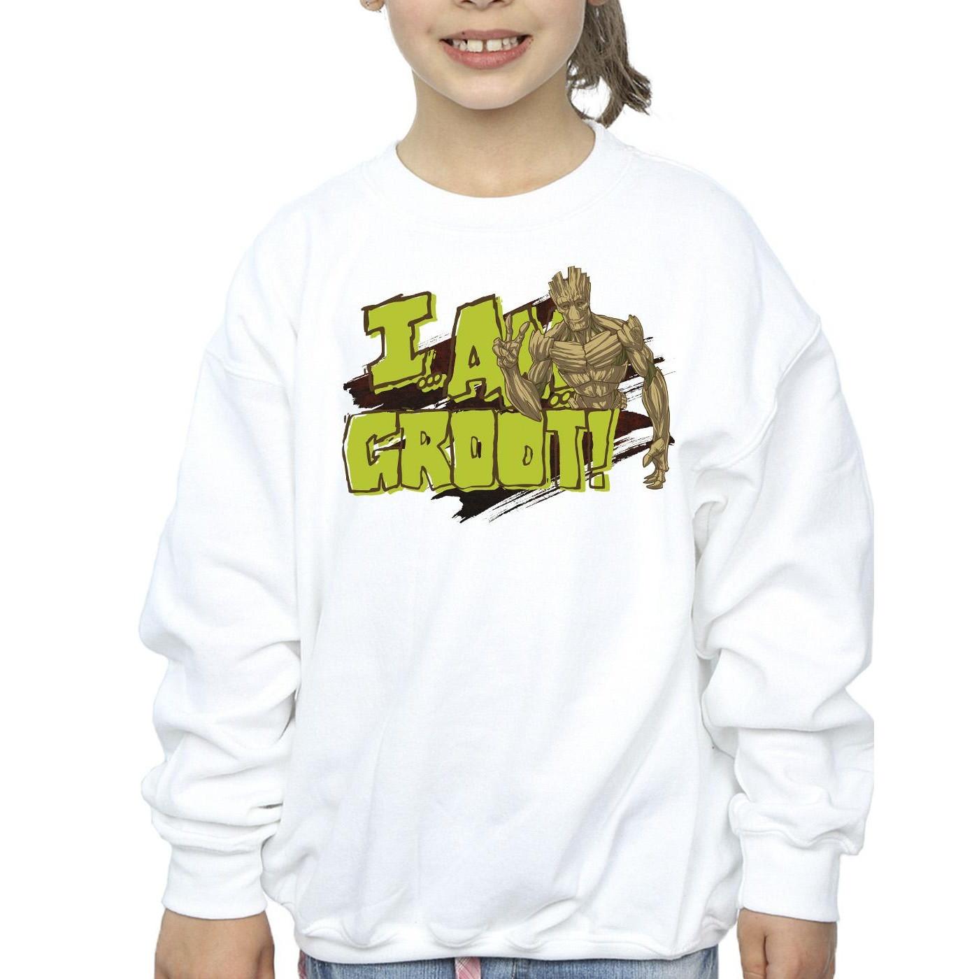 Guardians Of The Galaxy  I Am Groot Sweatshirt 