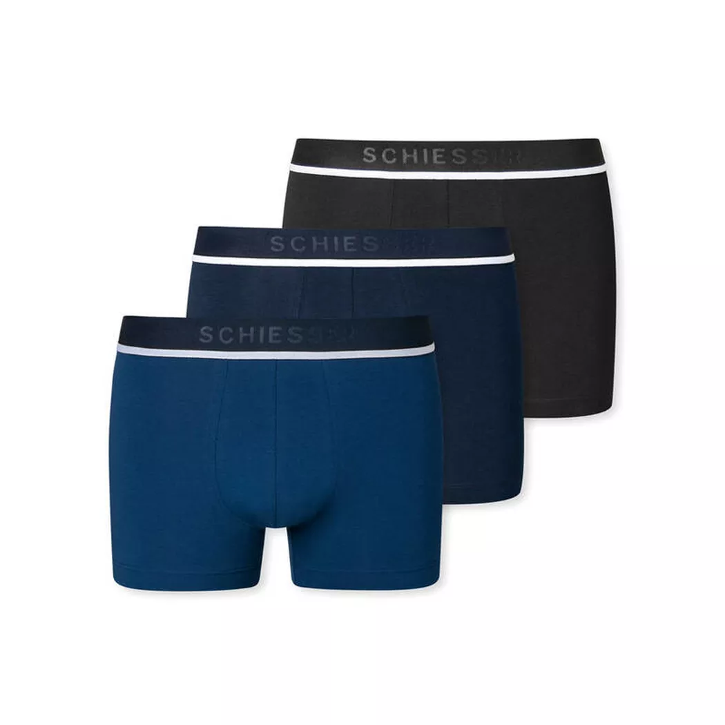 Schiesser - Organic Cotton Shorts, für Herren, Schwarz, Größe XXL