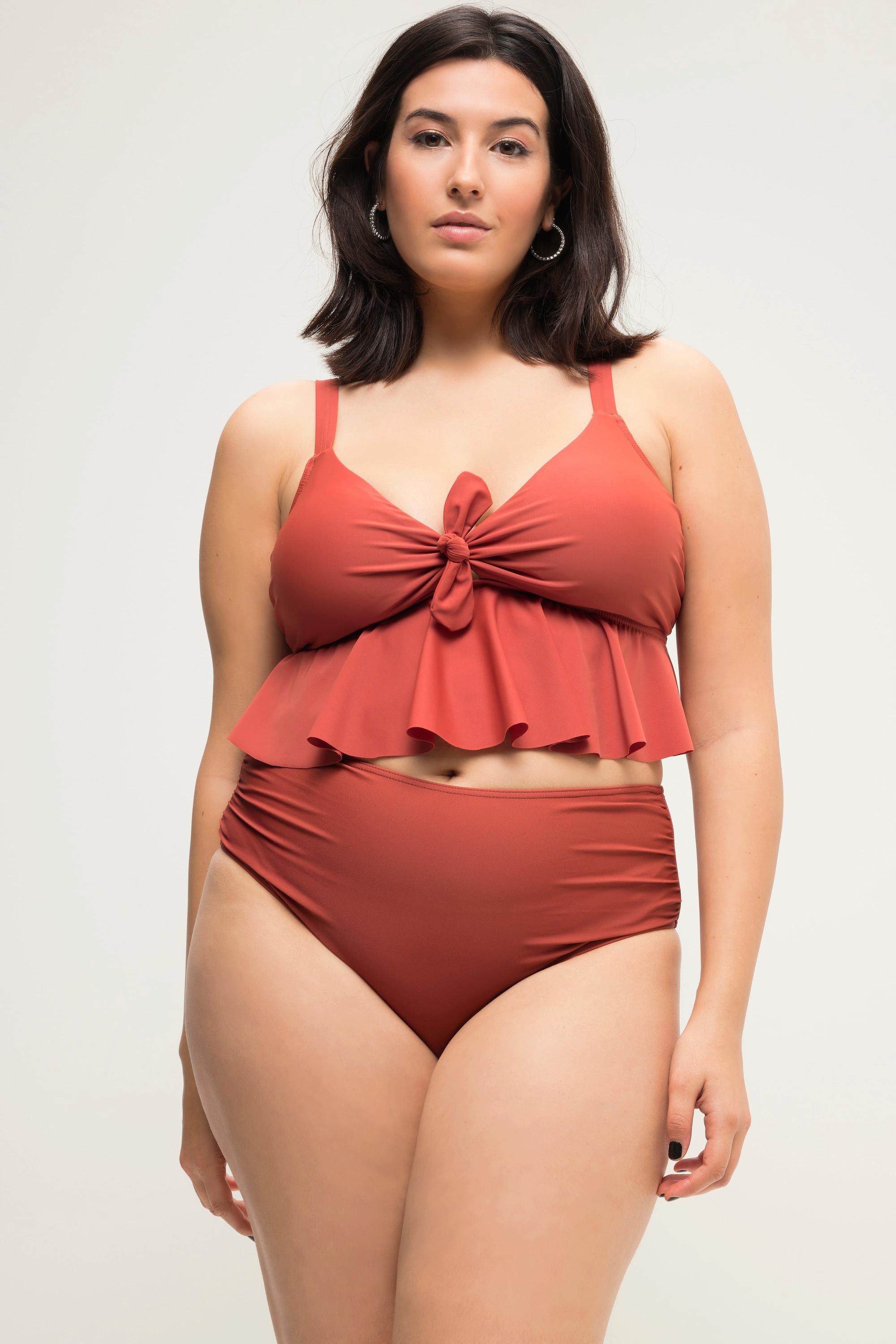 Studio Untold  Bikini-Slip, High Waist, seitliche Raffung 