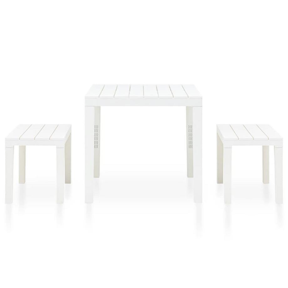 VidaXL set da giardino Plastica  