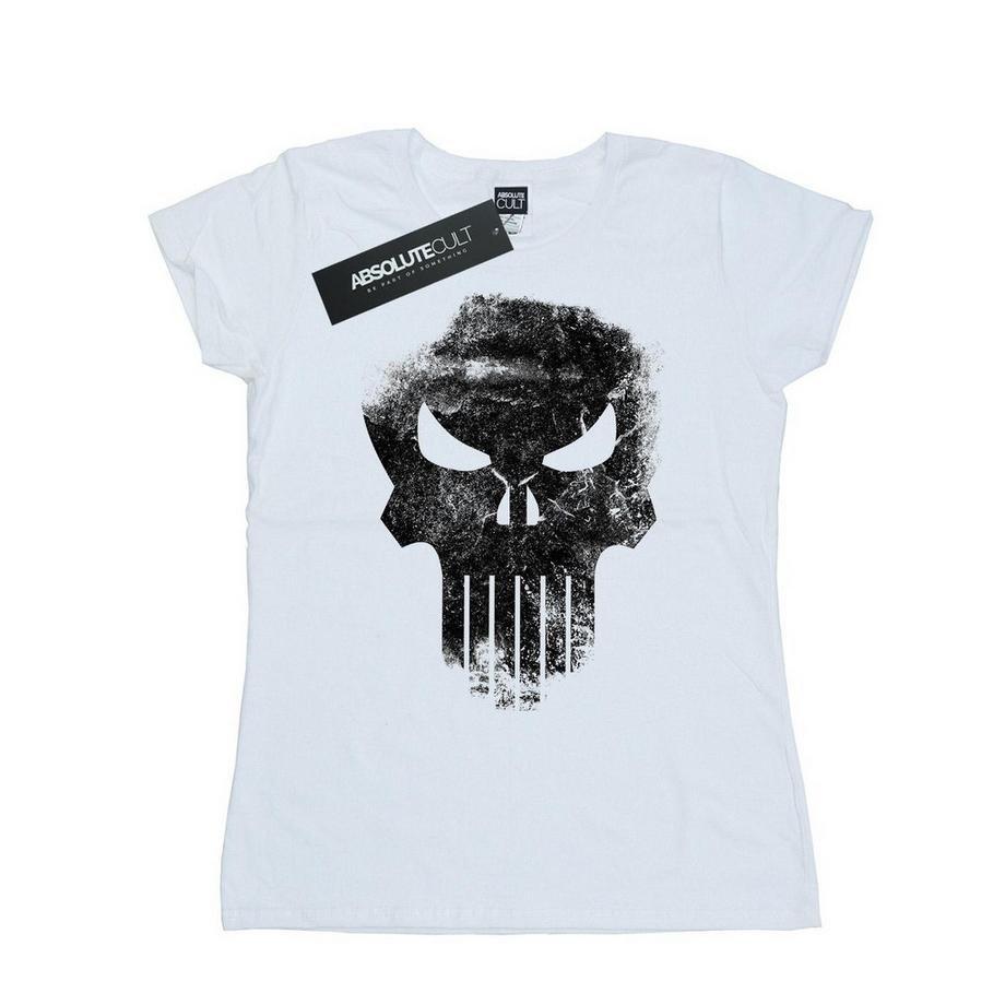 The Punisher Distrressed Skull TShirt