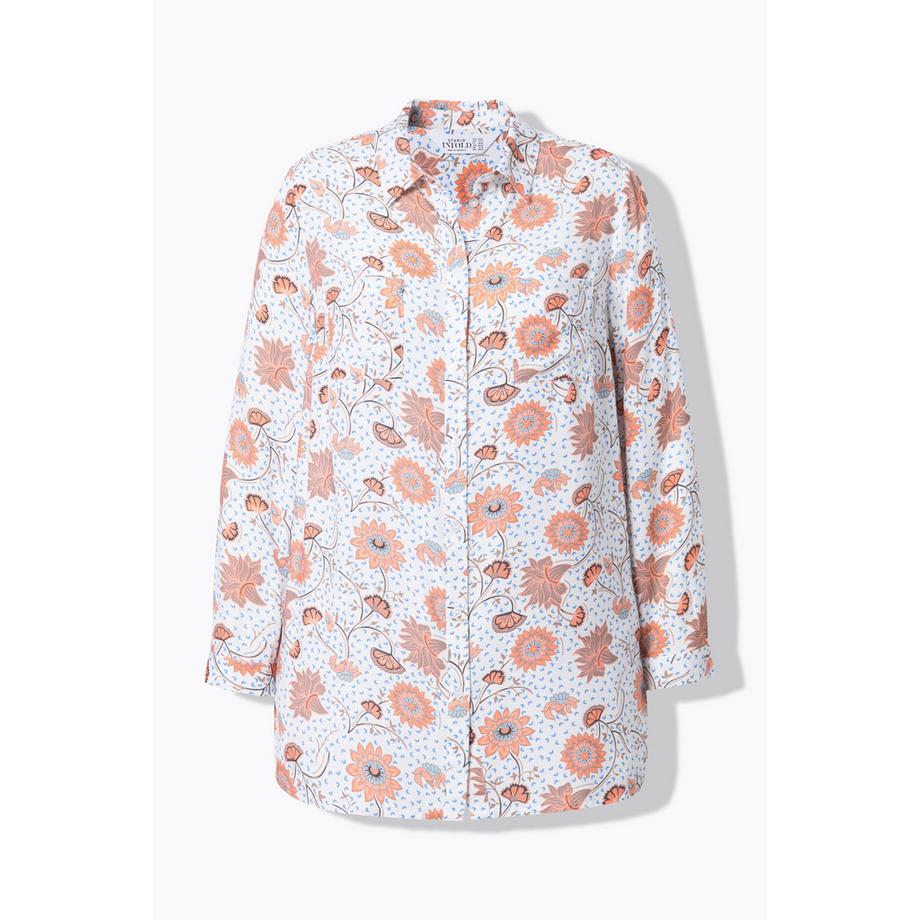 Studio Untold Hemdbluse Boxy Shape Flower-Print  