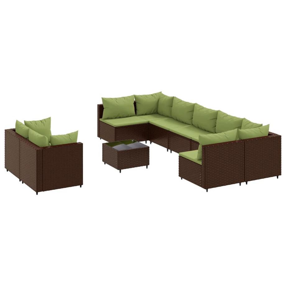 set salotto da giardino Polirattan