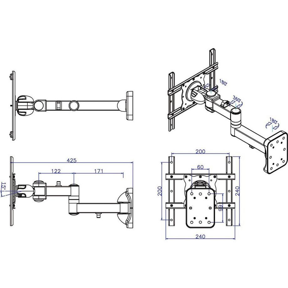 Roline  LCD/TV Wandhalterung 