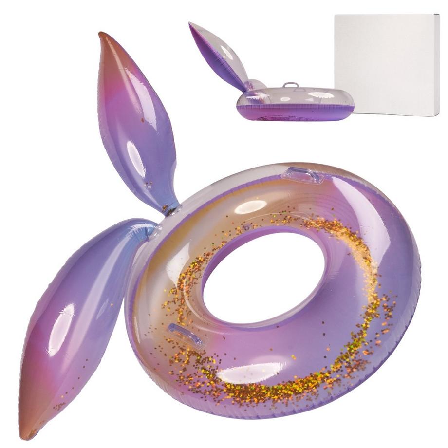 Pricenet  Roue gonflable sirène avec galaxie pailletée XXL 