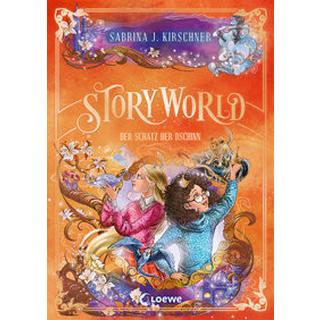 StoryWorld (Band 3) - Der Schatz der Dschinn Kirschner, Sabrina J.; Loewe Kinderbücher (Hrsg.); Korte, Melanie (Illustrationen) Copertina rigida 