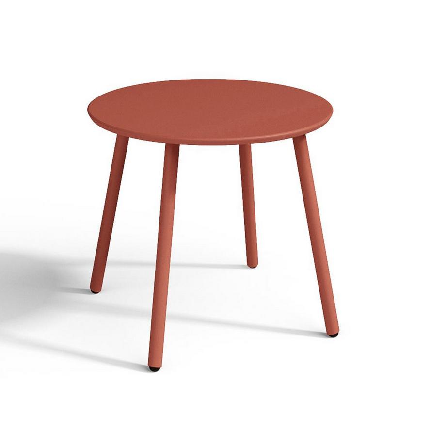 Table d'appoint de jardin en métal - Terracotta - MIRMANDE de MYLIA