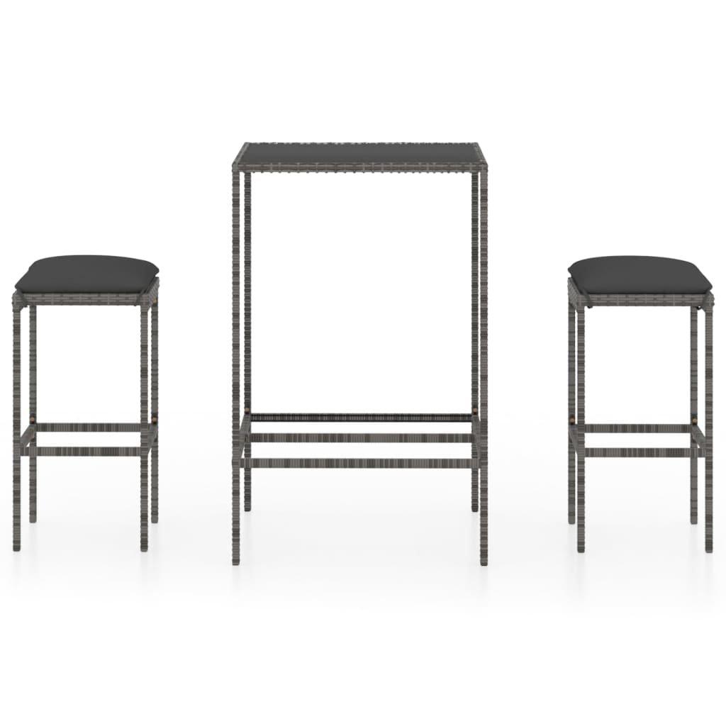 VidaXL Bar-set poly-rattan  