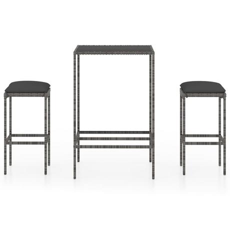 VidaXL Bar-set poly-rattan  