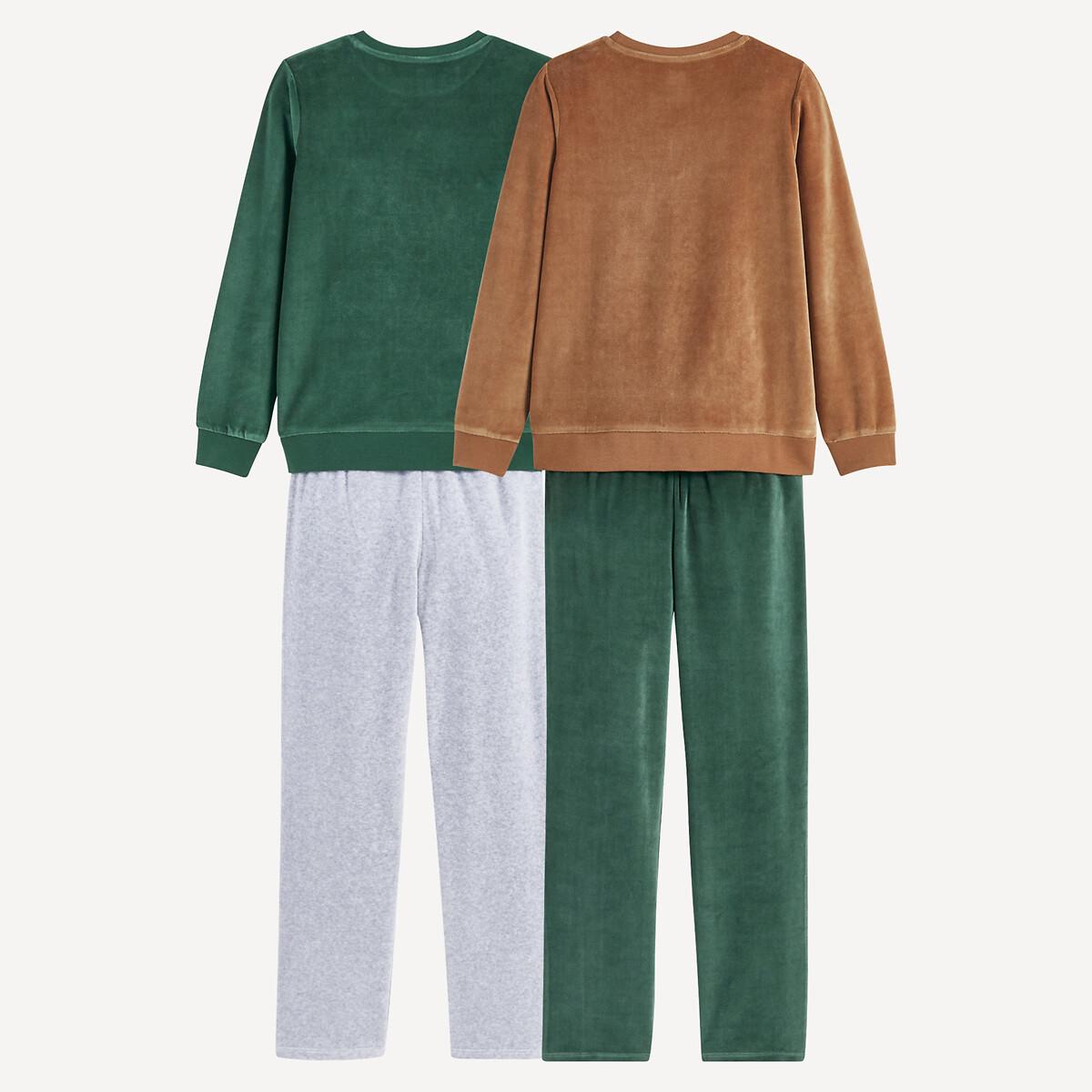 La Redoute Collections  2er-Pack Pyjamas mit Bergmotiven 