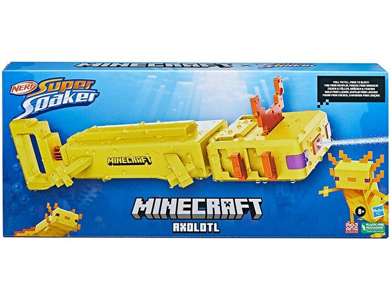 NERF  Super Soaker Minecraft Axolotl Blaster 