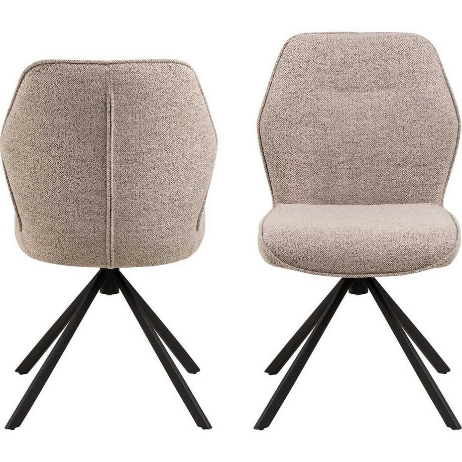 mutoni Sedia da pranzo Azura beige (1 pezzo)  