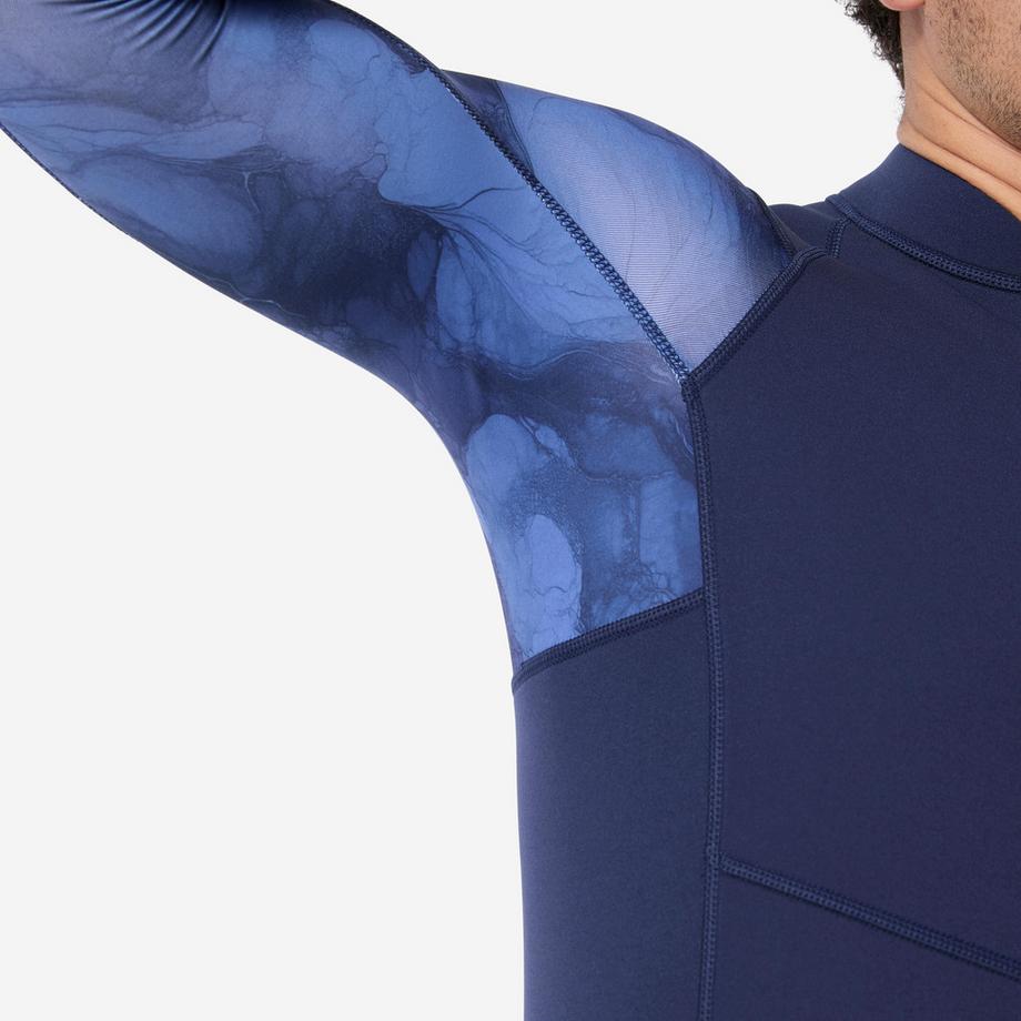 DECATHLON  Schnorchel-Top kurzarm  Naturkautschuk – Yulex 1,5 mm/schwarz 