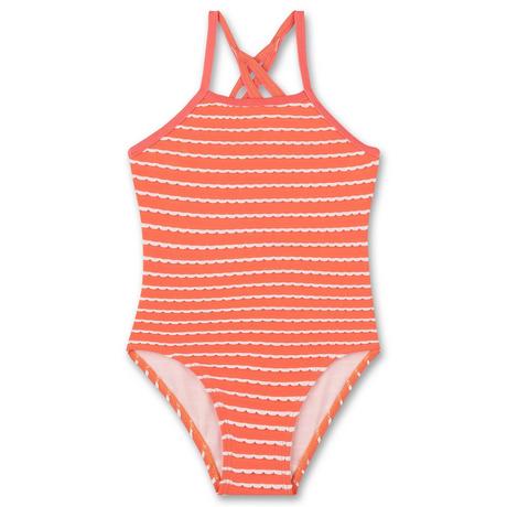 Sanetta  Mädchen Badeanzug Orange 