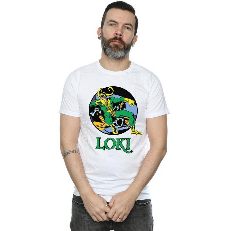 MARVEL Loki T-Shirt Stampa Grafica  