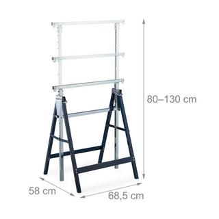 B2X Supports réglables en hauteur, 2 pièces  