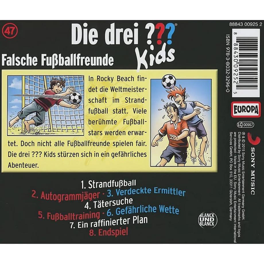 Kosmos  Die drei ??? Falsche Fussballfreunde (CD) 