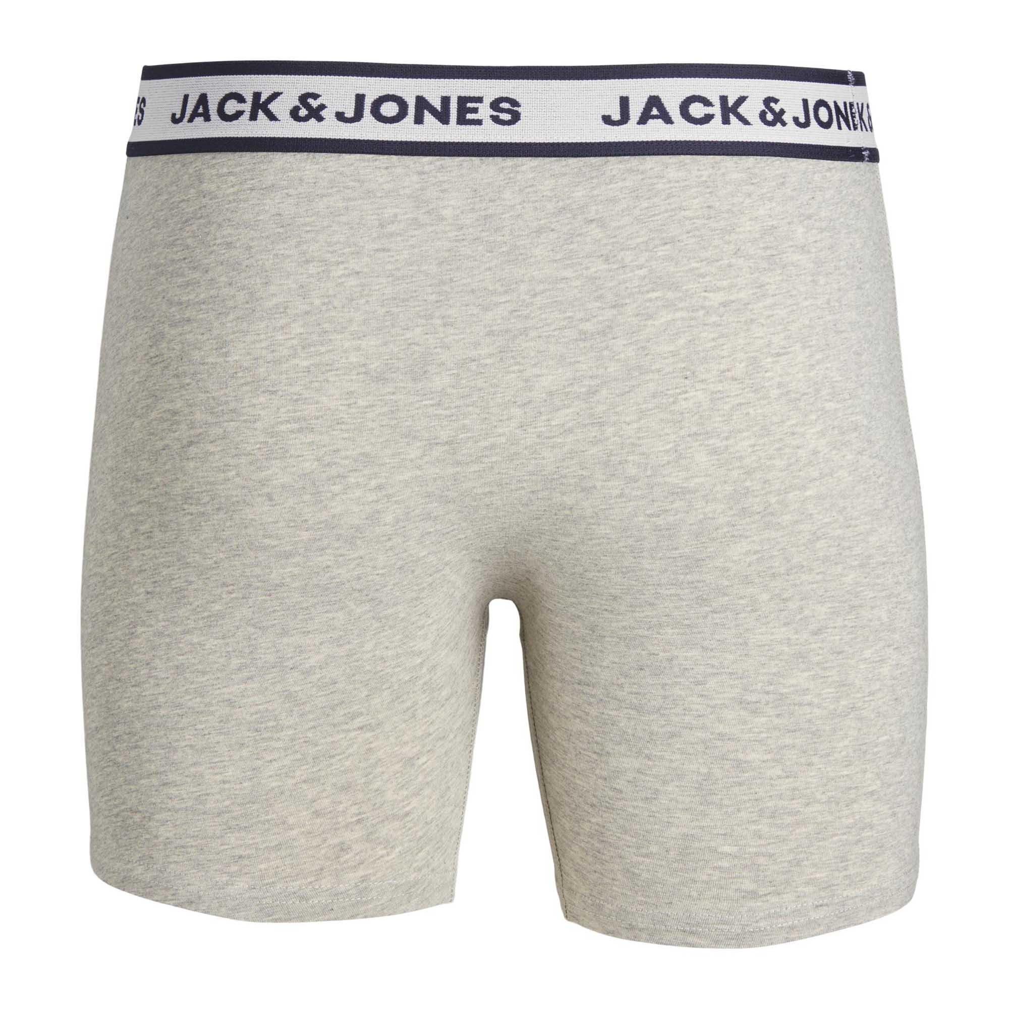 JACK & JONES JACSOLID Boxer Briefs Confezione da 3  