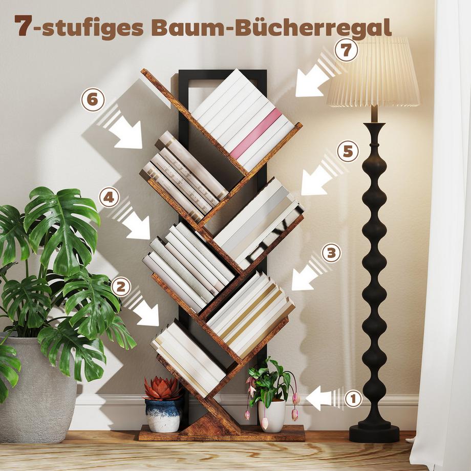 HOMCOM Bücherregal  