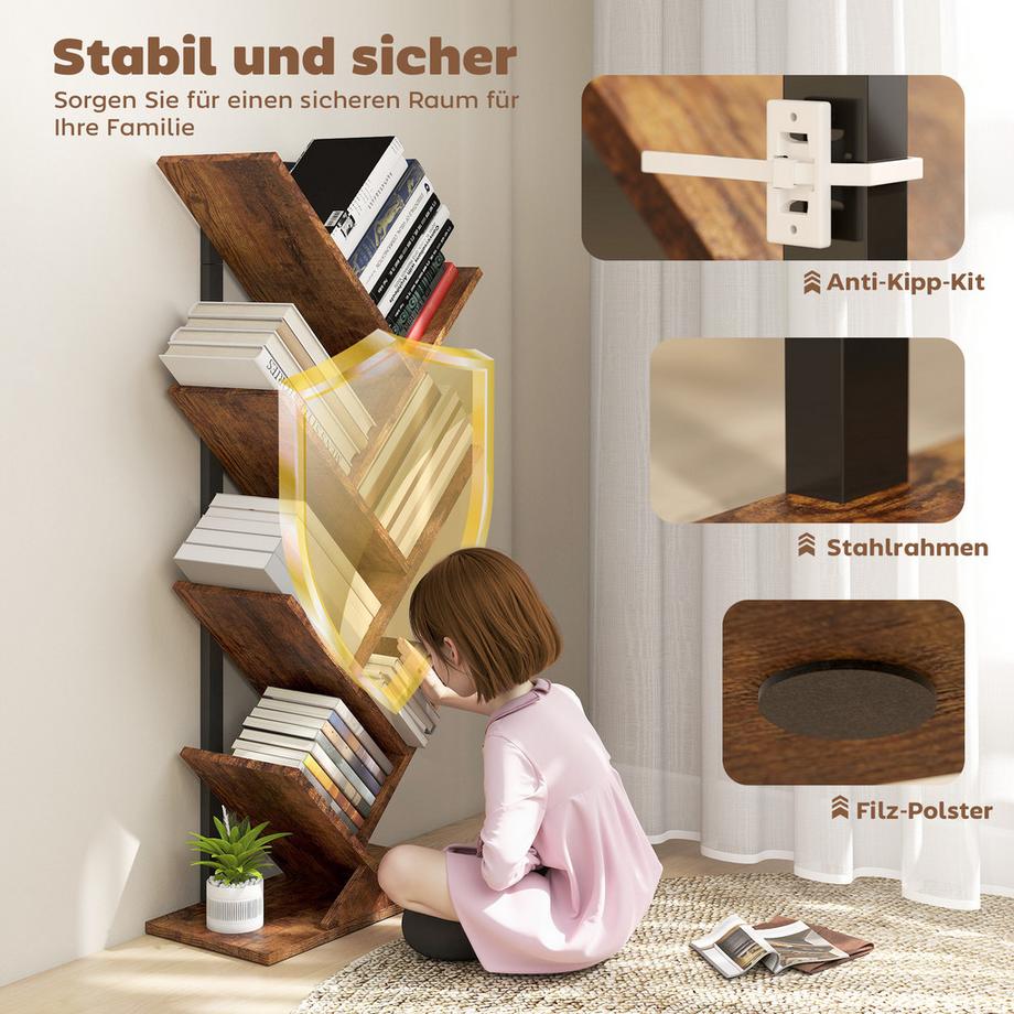 HOMCOM Bücherregal  