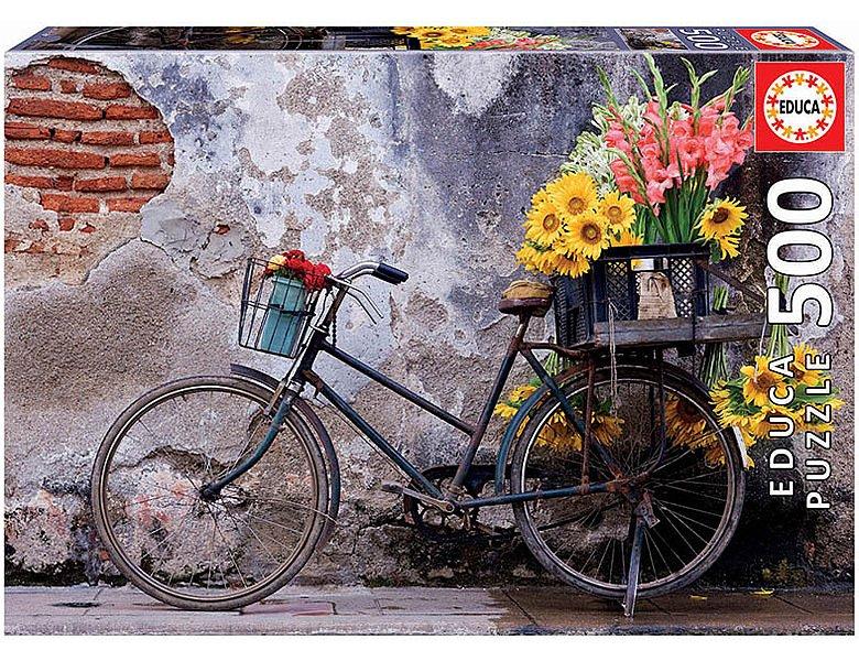 Educa  Educa Bicycle with Flowers (500) 