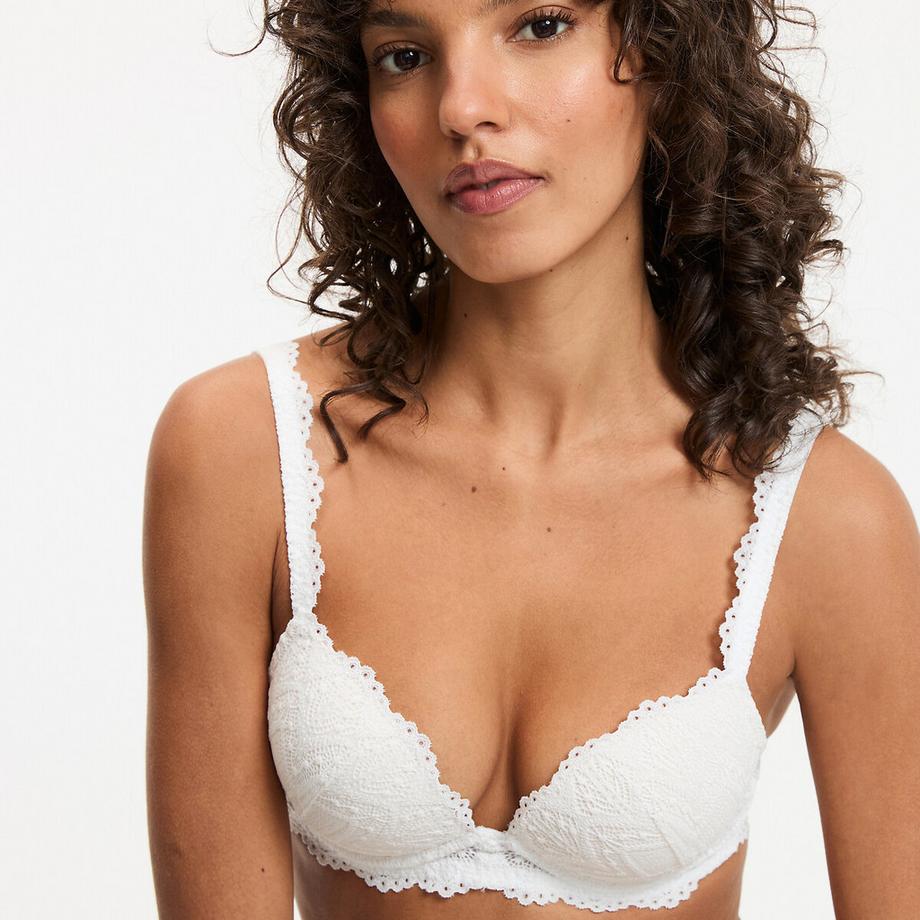 La Redoute Collections Lison Reggiseno push up in pizzo  