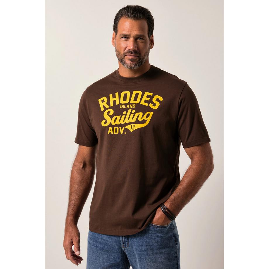 JP1880 Kurzarm Rundhals Vintage Print T-Shirt  