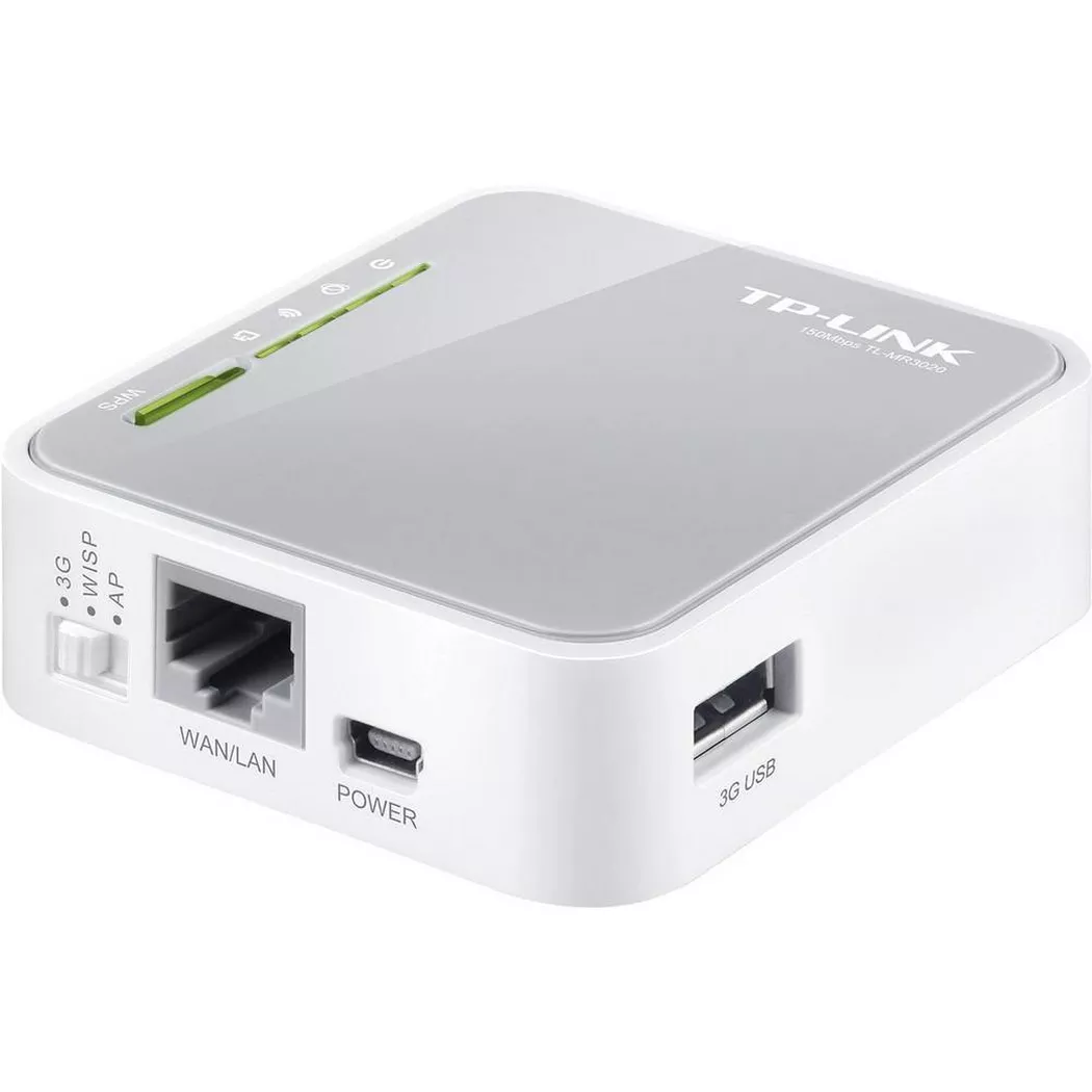 TP-Link TL-MR3020 wireless router Fast Ethernet Single-band (2.4 GHz)