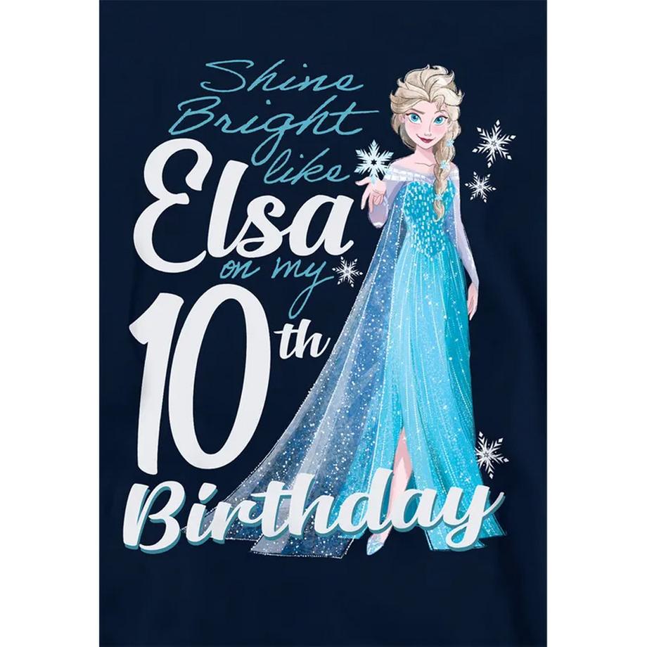FROZEN  Sweat À Capuche 10ème Anniversaire Bright Like Elsa 