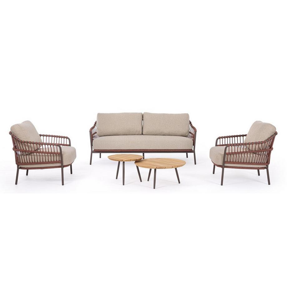 mutoni Garten Couchtisch Talaia Java (2er-Set)  