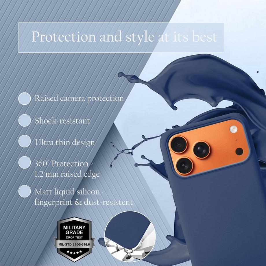 Cadorabo  iPhone 17 PRO MAX Hülle im Liquid Case Design 