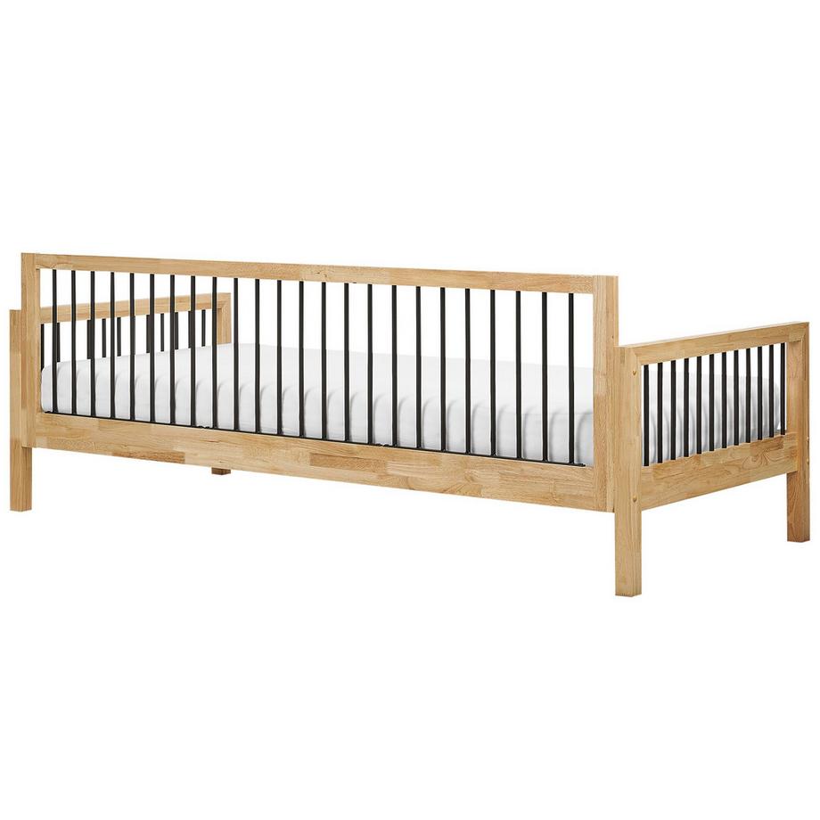 Beliani Tagesbett aus Gummibaumholz Rustikal TRICOT  