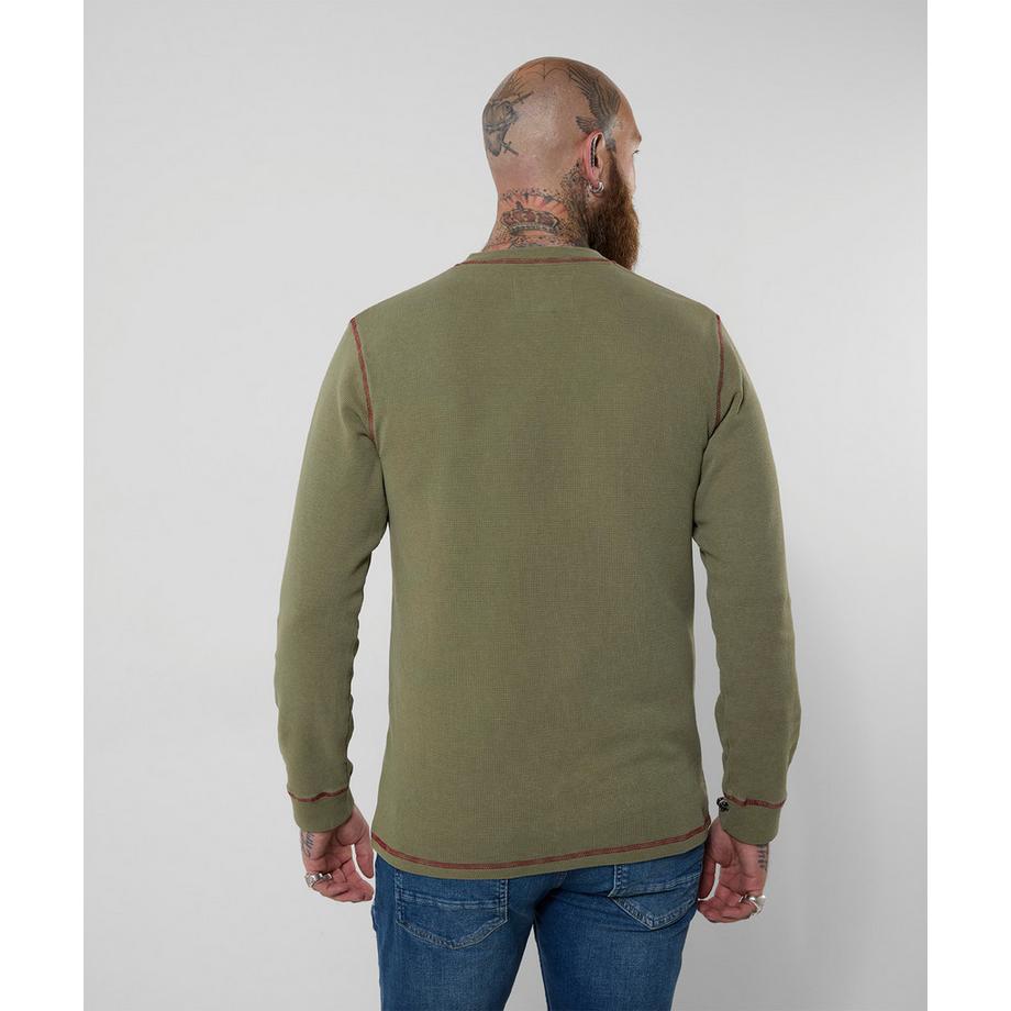 Joe Browns Waffelstrick Henley Shirt  