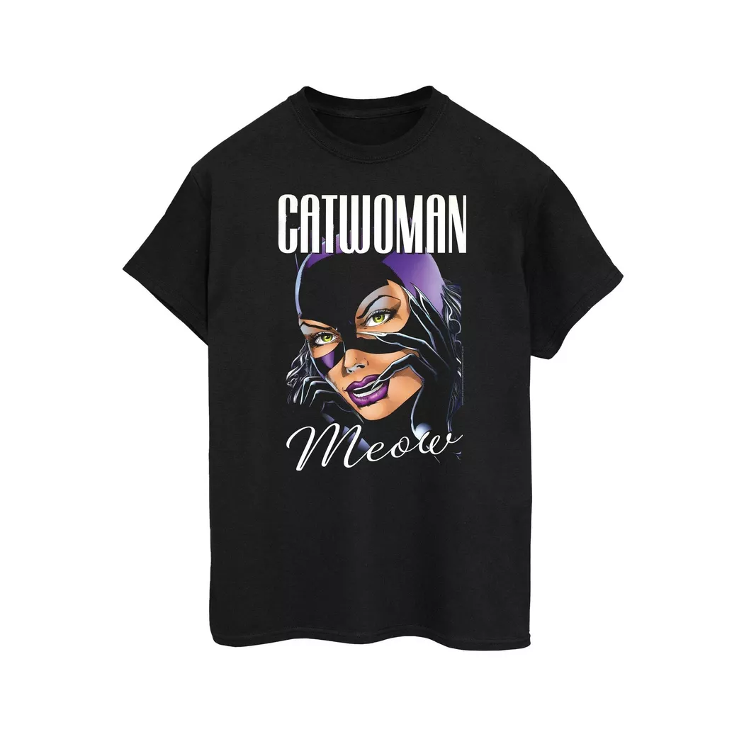 DC COMICS - Feline Fatale TShirt, für Damen, Schwarz, Größe XL