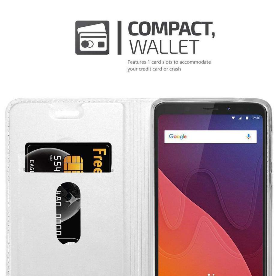 Cadorabo  Hülle für WIKO VIEW Magnetverschluss, Kartenfach 