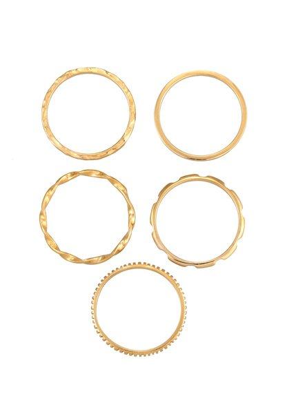 Elli  Ring Stapelringe Stacking 5Er Set 