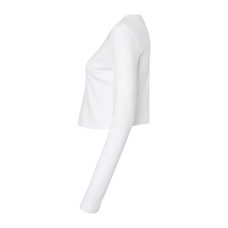 Bella + Canvas T-shirt a Costine Micro a Maniche Lunghe  