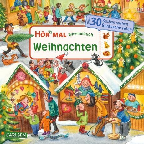 Hör mal (Soundbuch): Wimmelbuch: Weihnachten Elitez, Marion (Illustrationen) Couverture rigide 