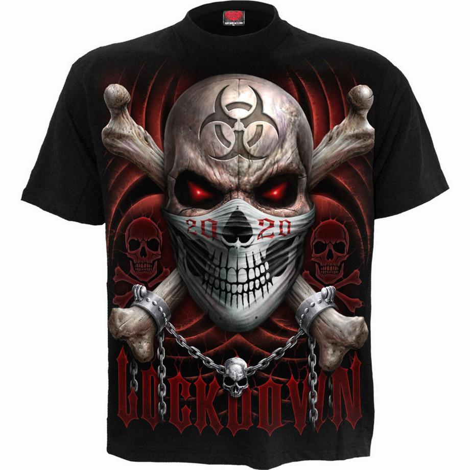 T-ShirtMotiftyle Imprimé Au Dos Lockdown