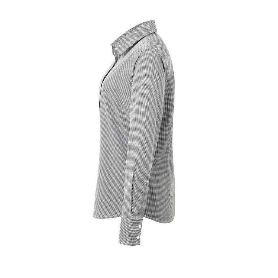 PREMIER Chemisier à Manches Longues Micro Gingham  