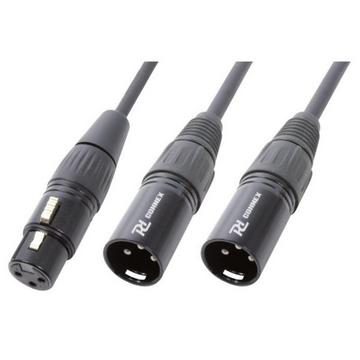 Power Dynamics CX140 cavo audio 0,5 m 2 x XLR (3-pin) XLR (3-pin) Nero