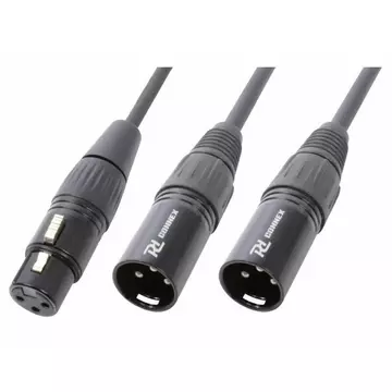 Power Dynamics CX140 Audio-Kabel 0,5 m 2 x XLR (3-pin) XLR (3-pin) Schwarz