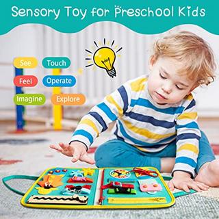 Activity-board  Busy Board 20-in-1 Activity Board Mit Gesicht Puzzle, Dinosaurier Labyrinth 