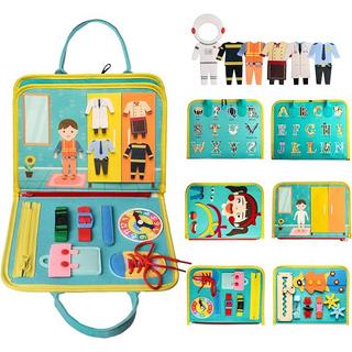 Activity-board  Busy Board 20-in-1 Activity Board Mit Gesicht Puzzle, Dinosaurier Labyrinth 