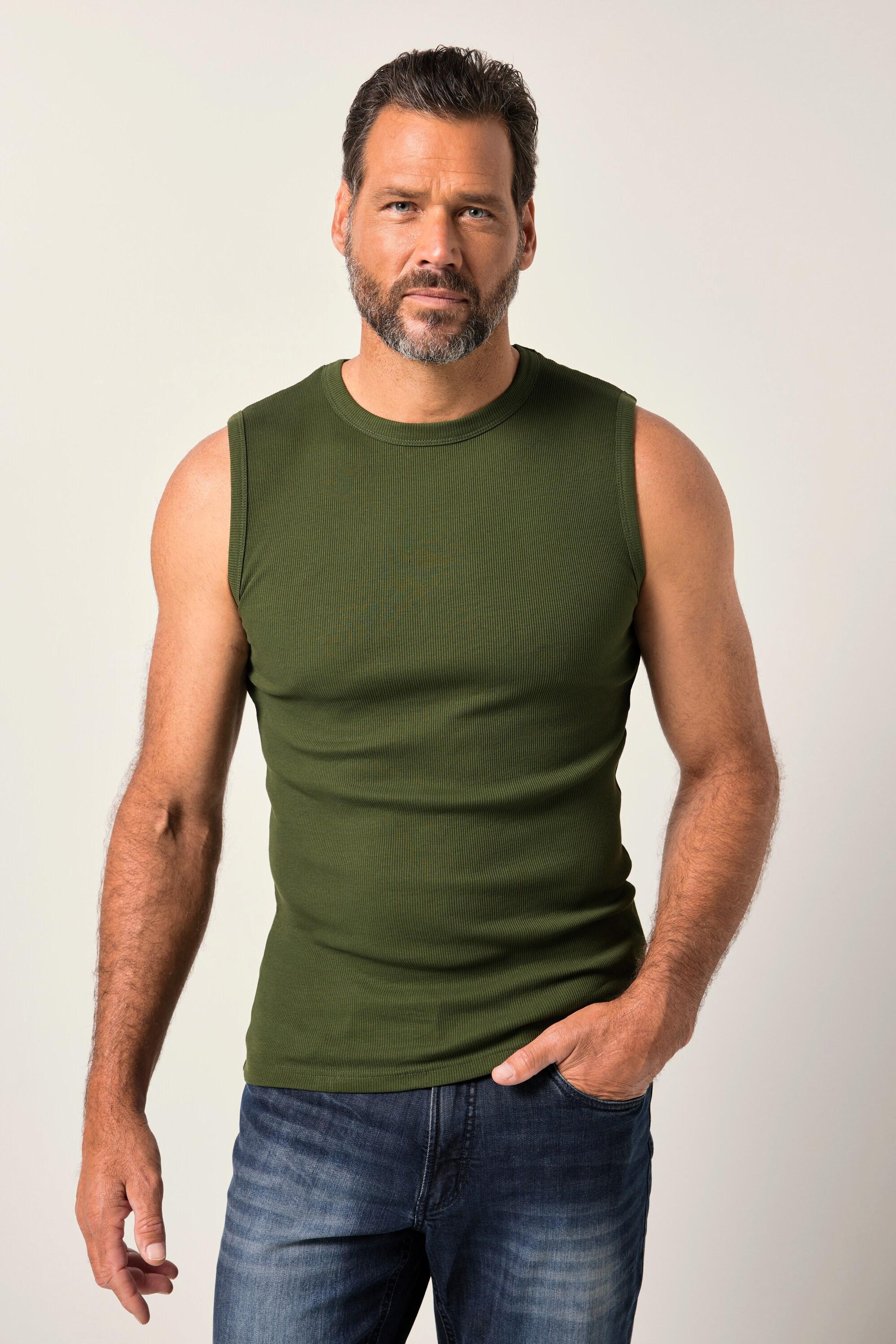 JP1880 Rippjersey Unterhemd breite Träger  