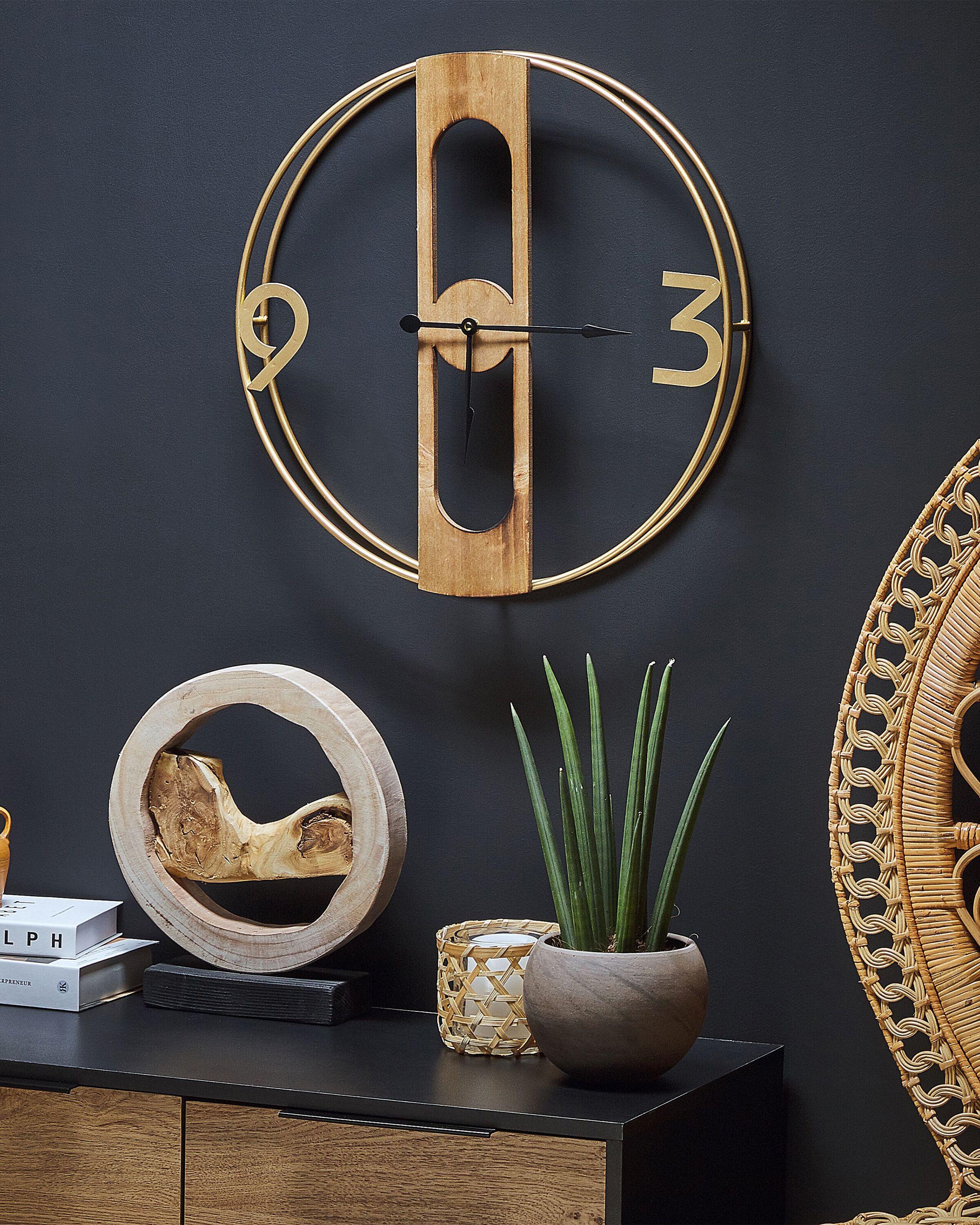 Beliani Horloge murale en MDF Boho MULHOUSE  