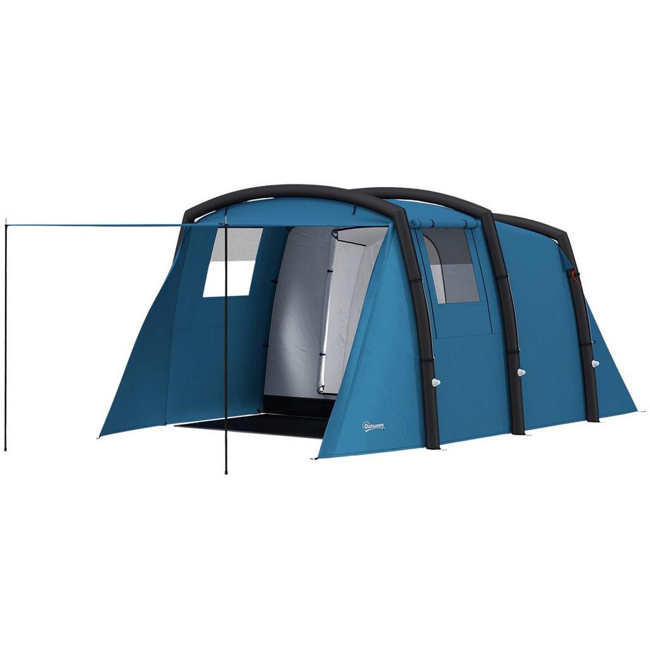 Aufblasbares Campingzelt 3-6 Personen Outdoor Tunnelzelt