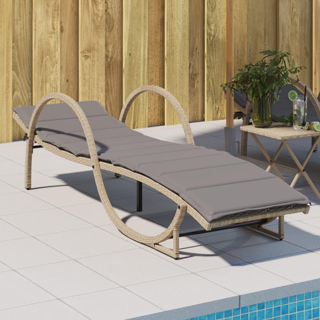 VidaXL Sonnenliege poly-rattan  