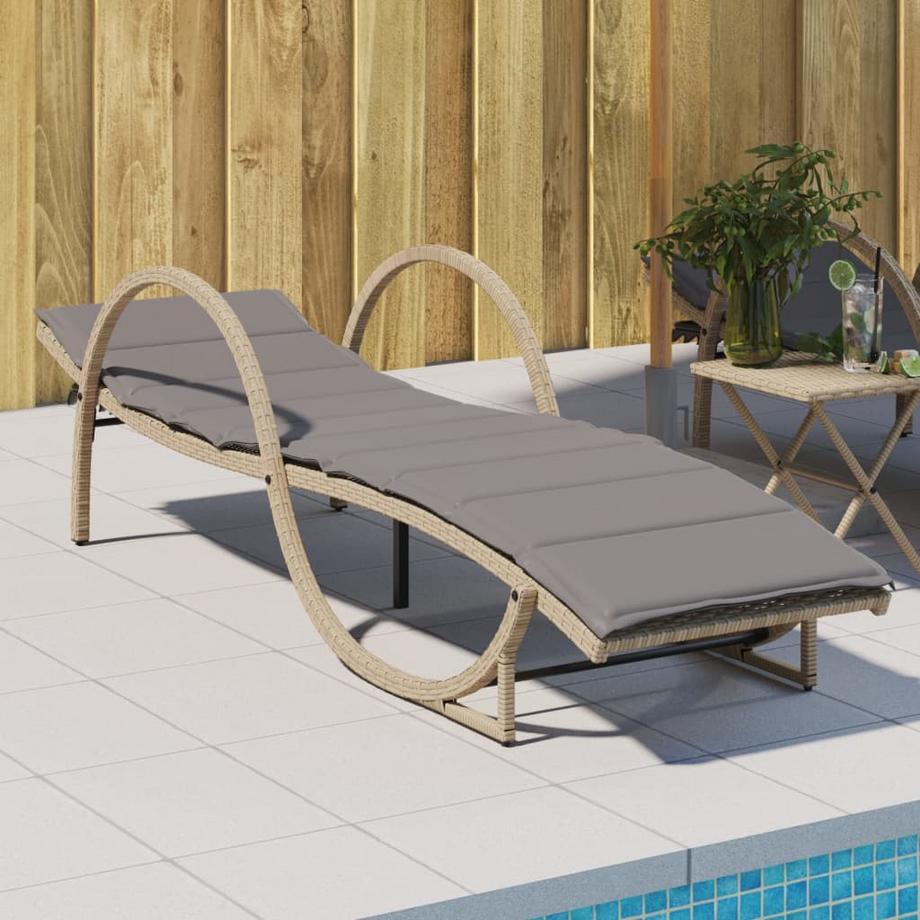 VidaXL Sonnenliege poly-rattan  